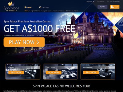 Spin Palace Casino Screenshot